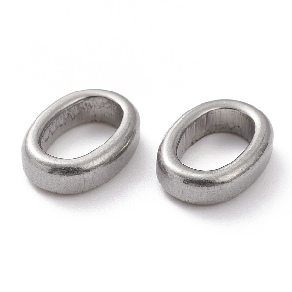 

PandaHall 304 Stainless Steel Linking Rings, Oval, Stainless Steel Color, 15x11x4mm, Inner Diameter: 11x7mm 304 Stainless Steel Oval