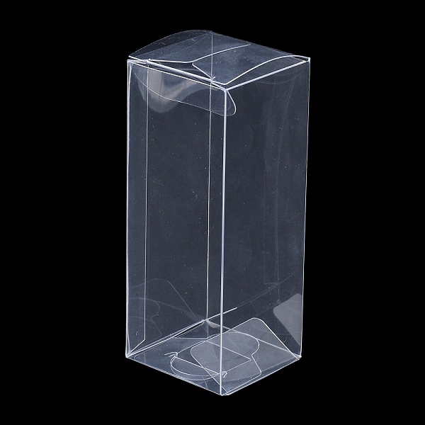 

PandaHall Rectangle Transparent Plastic PVC Box Gift Packaging, Waterproof Folding Box, for Toys & Molds, Clear, Unfold: 21.2x8cm, Finished...
