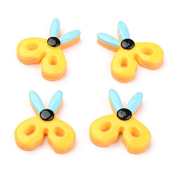 

PandaHall Opaque Resin Cabochons, Scissors, Yellow, 29x26.5x8mm Resin Tool Yellow