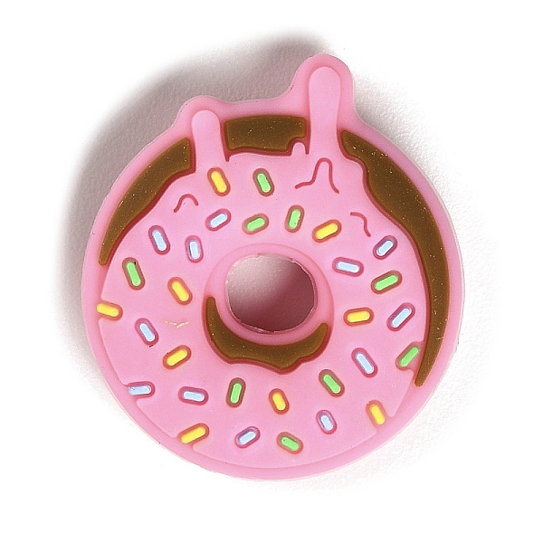 

PandaHall Silicone Focal Beads, Chewing Beads For Teethers, DIY Nursing Necklaces Making, Donut, 28x25x8mm, Hole: 2.5mm Silicone Donut