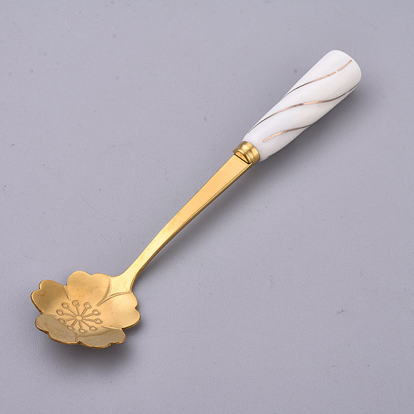 Stainless Steel Sakura Spoons