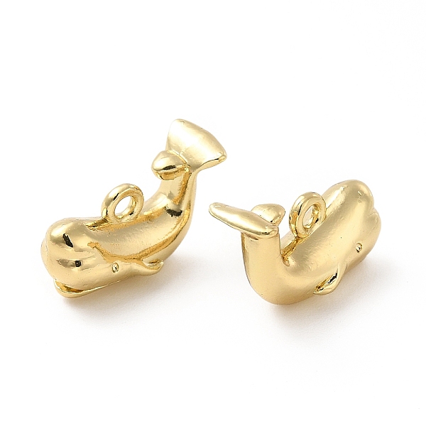 

PandaHall Rack Plating Alloy Charms, Cadmium Free & Lead Free, Whale Charm, Light Gold, 9x14.5x6mm, Hole: 1.8mm Alloy Others