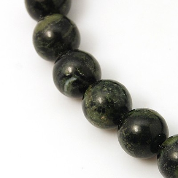 

PandaHall Natural Kambaba Jasper Beads Strands, Round, 6mm, Hole: 1mm, about 64pcs/strand, 15.5 inch Kambaba Jasper Round Black
