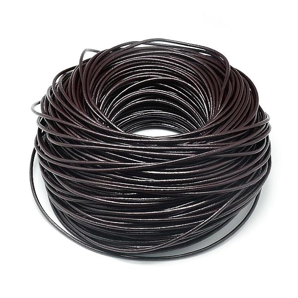 

PandaHall Round Cowhide Leather Cord, Leather Rope String for Bracelets Necklaces, Coconut Brown, 1.5mm, about 100yard/bundle Cowhide Round...