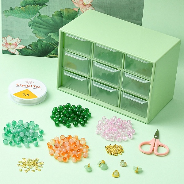DIY ランプワーク ビーズ ブレスレット 作成キット