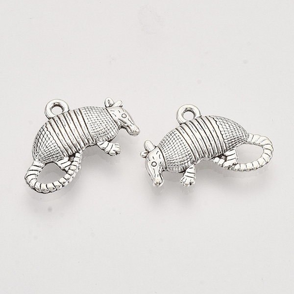 

PandaHall Tibetan Style Alloy Pendants, Cadmium Free & Lead Free, Animal, Antique Silver, 13x19x3mm, Hole: 1.4mm, about 325pcs/500g Alloy...