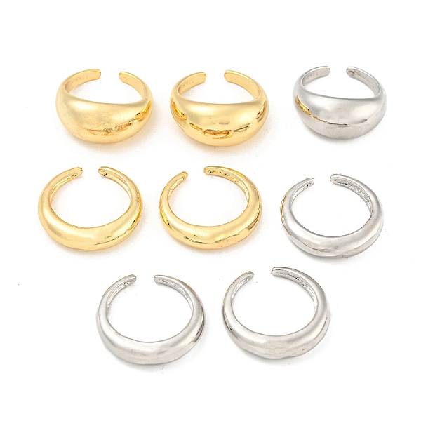 8 Kit De Anillos Abiertos De Aleación Para Mujer.