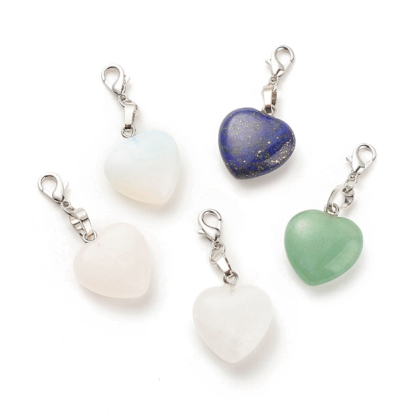 Heart Gemstone Pend… - image