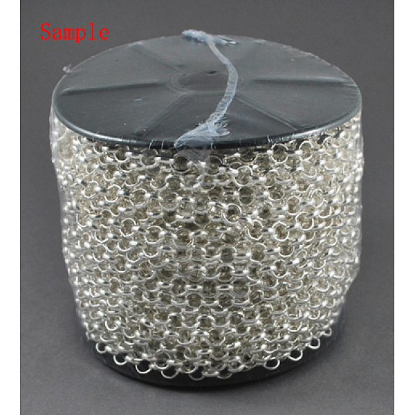 

PandaHall Iron Chains, Unwelded, Twisted Chains, Unwelded, Oval, with Spool, Lead Free & Nickel Free, Red Copper, 8x6x1mm Iron