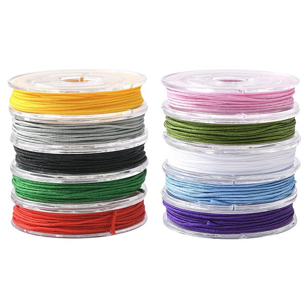 10 Rolls 10 Colors Nylon Thread