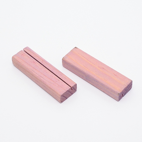 Pine Wood Business Card Holder