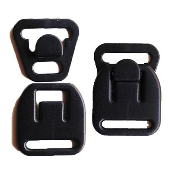 

PandaHall Plastic Hook and S-Hook Clasps, Black, 21x19x4mm Plastic Black