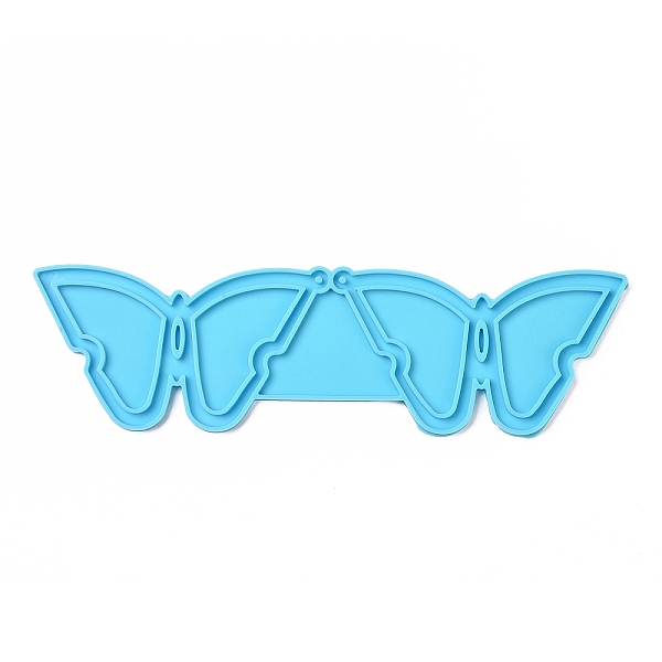

PandaHall Butterfly Pendants Silicone Molds, Resin Casting Molds, for UV Resin, Epoxy Resin Jewelry Making, Sky Blue, 58x204x4mm, Hole: 2mm...