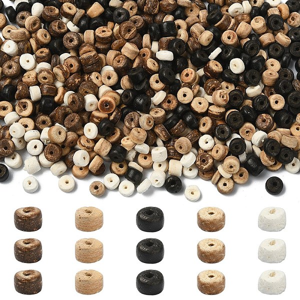 5 Strands 5 Styles Coconut Beads Strands