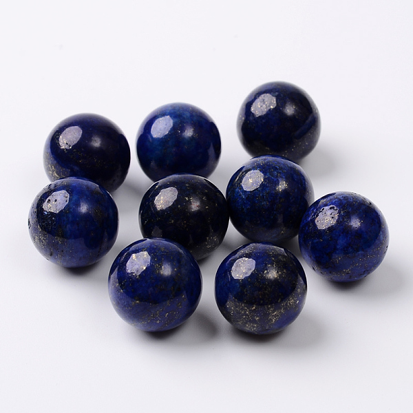 Gefärbt Natürliche Lapislazuli Runde Perlen