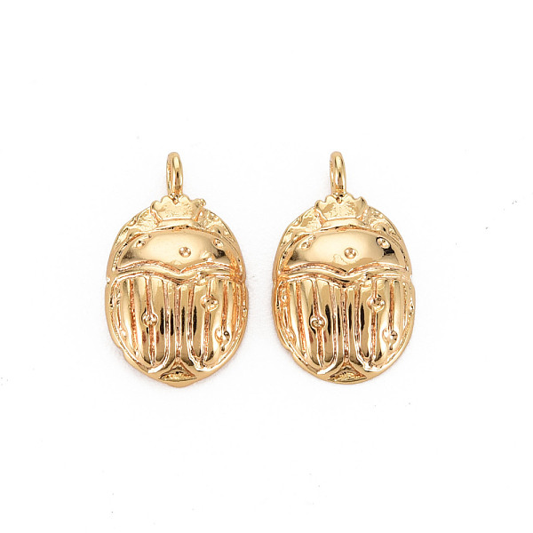 

PandaHall Brass Charms, Nickel Free, Insect, Real 18K Gold Plated, 14.5x9x3mm, Hole: 1.6mm Brass Insects