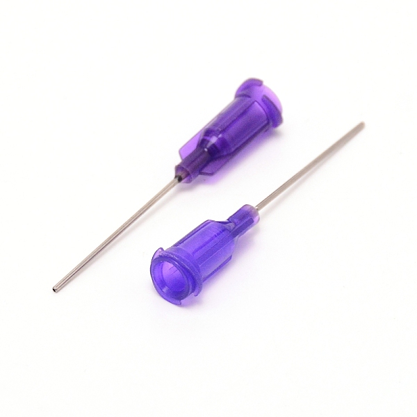 

PandaHall Plastic Fluid Precision Blunt Needle Dispense Tips, with 201 Stainless Steel Pin, Purple, 4.25x0.75cm, Inner Diameter: 0.42cm, Pin...