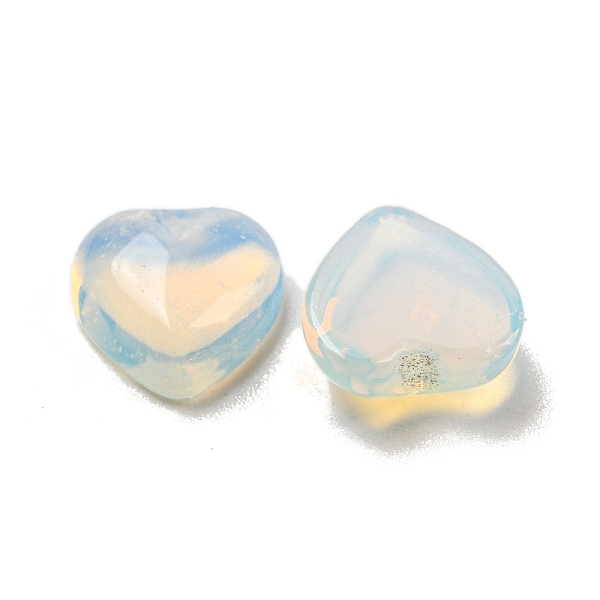 

PandaHall Opalite Cabochons, Heart, 8x8x3.5mm Opalite Heart