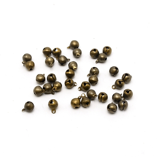 

PandaHall Brass Pendants, Bell, Antique Bronze, 10x7.5mm, Hole: 1.6mm Brass Bell