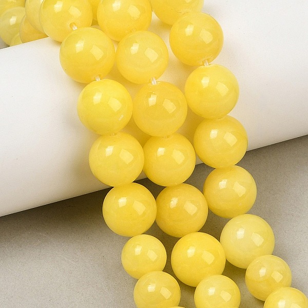 Natural Mashan Jade Graduated Beads Strands