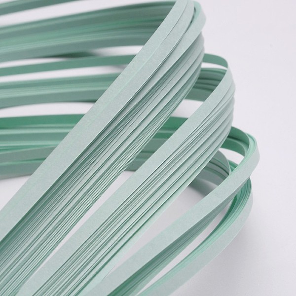 

PandaHall Quilling Paper Strips, Pale Turquoise, 390x3mm, about 120strips/bag Paper Cyan