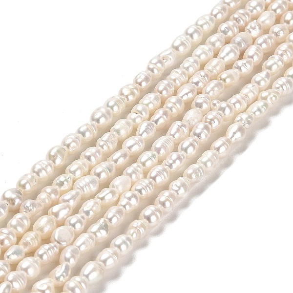 

PandaHall Natural Cultured Freshwater Pearl Beads Strands, Rice, Grade A+, Old Rose, 4~4.5x3~3.5mm, Hole: 0.5mm, about 80~81pcs/strand...
