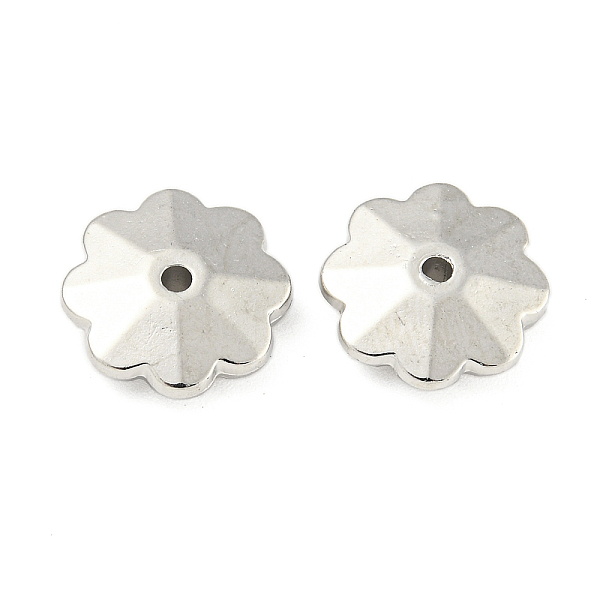 

PandaHall CCB Plastic Beads, Flower, Platinum, 12x3.5mm, Hole: 1.5mm Plastic Flower
