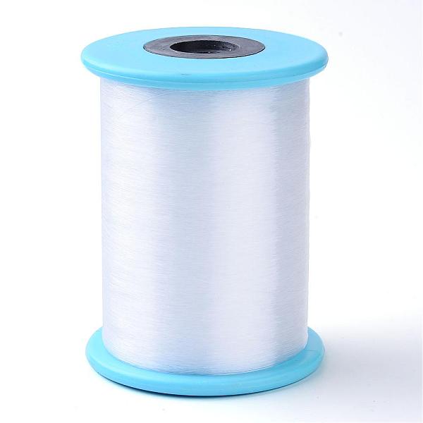 

PandaHall Fishing Thread Nylon Wire, White, 0.9mm, about 164.04 yards(150m)/roll Nylon White