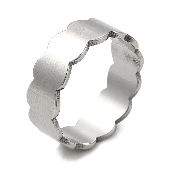 

PandaHall 201 Stainless Steel Finger Rings, Ovel Shape Ring for Women, Stainless Steel Color, 6mm, Inner Diameter: 17mm 201 Stainless Steel