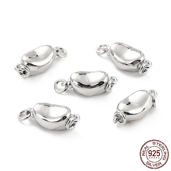 Fermoirs à Baïonnette En Argent Sterling Rhodié 925