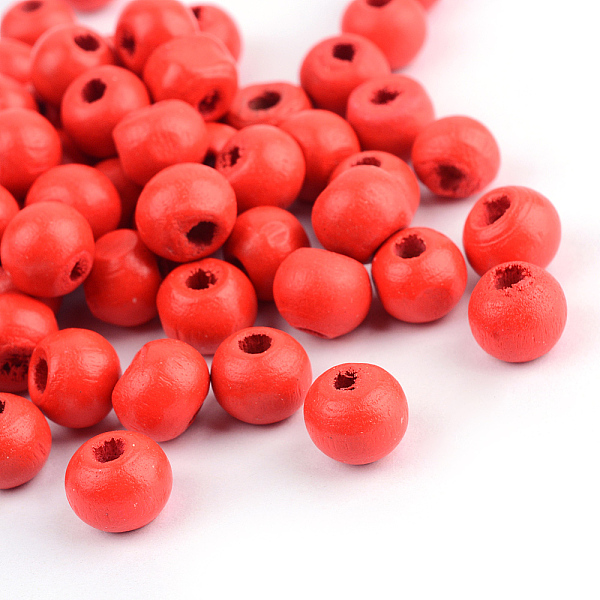 Natural Wood Beads - image