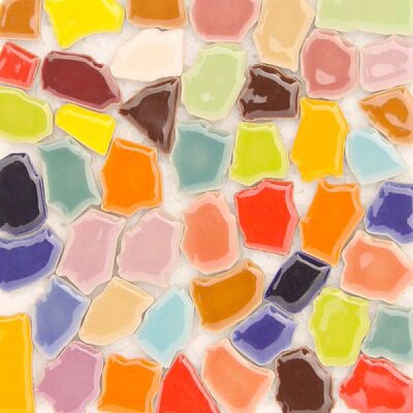 

PandaHall Porcelain Mosaic Tiles, Irregular Shape Mosaic Tiles, for DIY Mosaic Art Crafts, Picture Frames and More, Mixed Color..., Multicolor