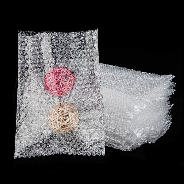 

PandaHall Plastic Bubble Out Bags, Bubble Cushion Wrap Pouches, Packaging Bags, Clear, 30x22cm Plastic Clear