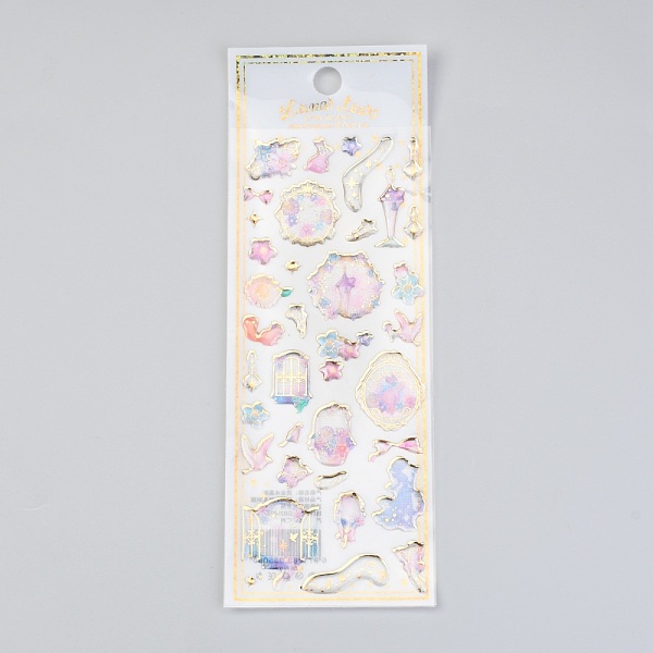 

PandaHall Epoxy Resin Sticker, for Scrapbooking, Travel Diary Craft, Mixed Patterns, 0.7~2.7x0.6~3cm Epoxy Resin