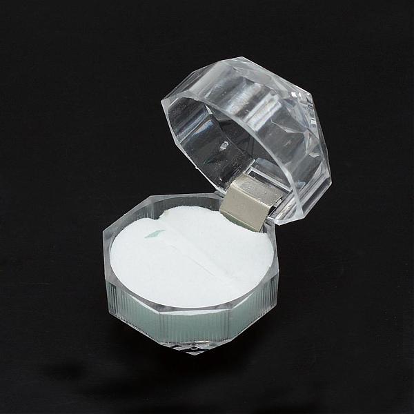 Transparent Plastic Ring Boxes