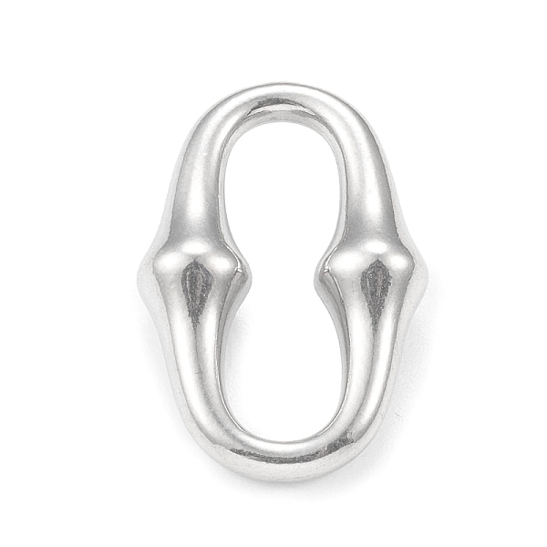 

PandaHall 304 Stainless Steel Linking Rings, Oval, Stainless Steel Color, 18.5x12x4.5mm, Inner Diameter: 4.5x15mm 304 Stainless Steel Oval