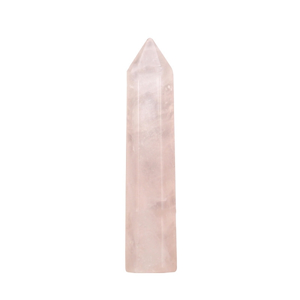 

PandaHall Point Tower Natural Rose Quartz Home Display Decoration, Healing Stone Wands, for Reiki Chakra Meditation Therapy Decors, Hexagon...