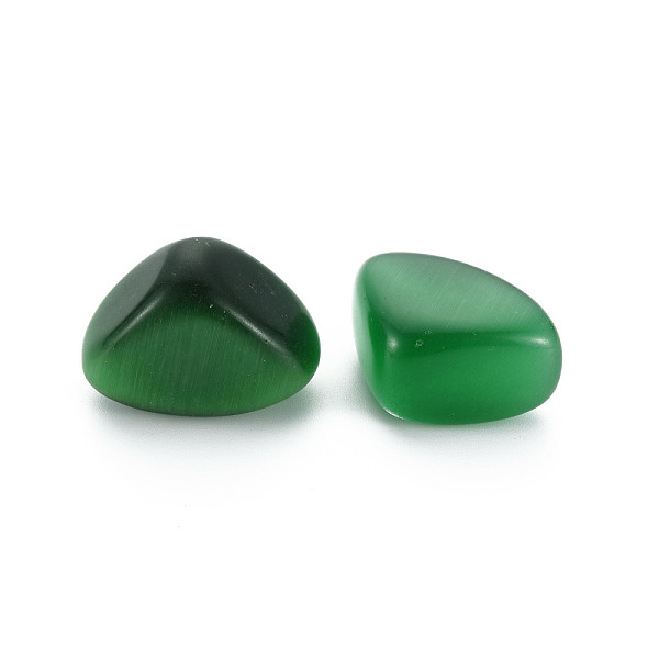 

PandaHall Natural Cat Eye Beads, No Hole/Undrilled, Nuggets, Mixed Color, 30~38x22~33x14~26mm Glass Nuggets Multicolor