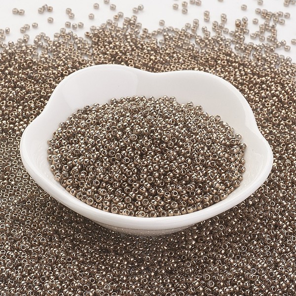 

PandaHall TOHO Japanese Seed Beads, Round, 11/0, (204) Gold Luster Montana Blue, 11/0, 2x1.5mm, Hole: 0.5mm, about 42000pcs/pound Glass..., Orange