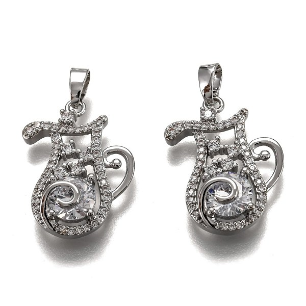 

PandaHall Brass Clear Cubic Zirconia Constellation Charms, Long-Lasting Plated, Real Platinum Plated, Aquarius, 22.5x15x4.5mm, Hole: 4.5x2mm...
