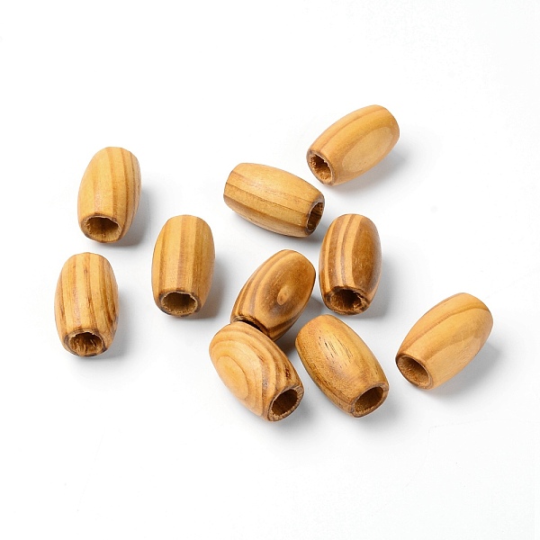 

PandaHall Pinewood Beads, Barrel, BurlyWood, 30x20mm, Hole: 10mm Pine Wood Barrel Orange