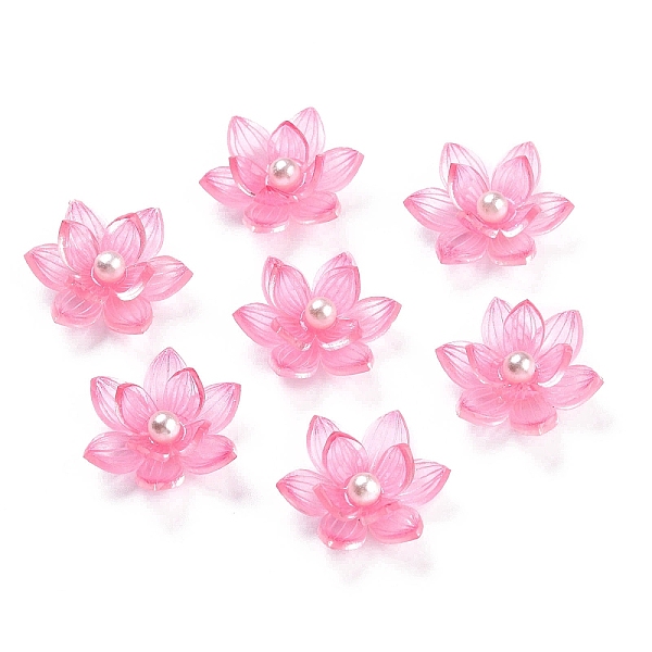 

PandaHall Acrylic Cabochons, Flower, 20x17.5x7mm Acrylic Flower