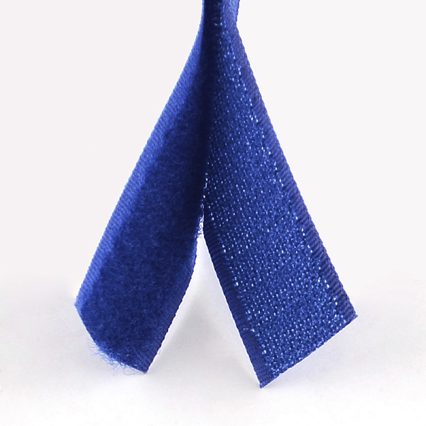 

PandaHall Adhesive Hook and Loop Tapes, Magic Taps with 50% Nylon and 50% Polyester, Medium Blue, 16mm, about 25m/roll, 2rolls/group Nylon
