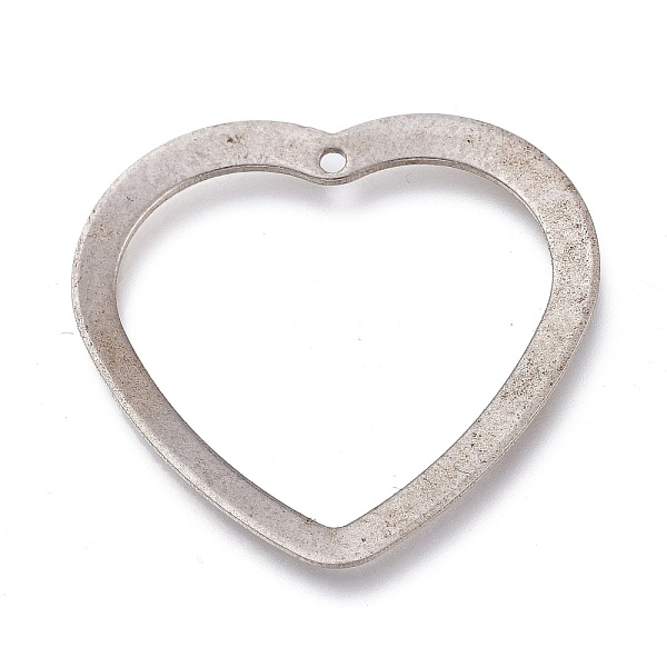 

PandaHall 304 Stainless Steel Pendants, Hollow, Heart, Stainless Steel Color, 28.5x30x1mm, Hole: 1.2mm 304 Stainless Steel Heart