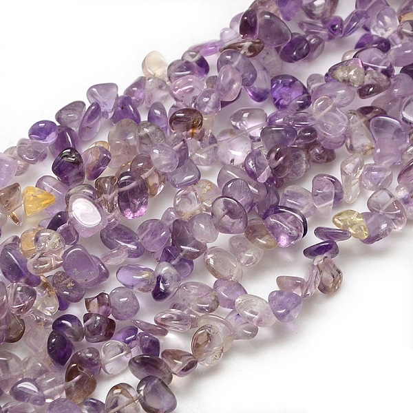 

PandaHall Natural Ametrine Beads Strands, Chips, 6~12x5~9x3~6mm, Hole: 1mm, about 60~75pcs/strand, 15~16 inch Ametrine Chip