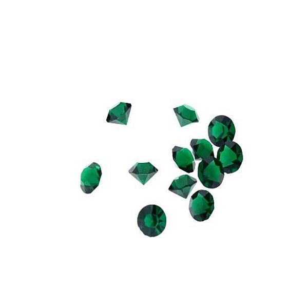 

PandaHall Glass Rhinestone Cabochons, DIY Accessories for Jewelry Pendant Making, Birthstone Color Style Rhinestone, Diamond Shape, Emerald..., Green