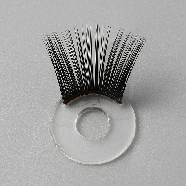 

PandaHall Acrylic Doll Eyelashes, Doll Eye Make Up Accessories, for Doll DIY Craft Making, Black, 23mm Acrylic Black