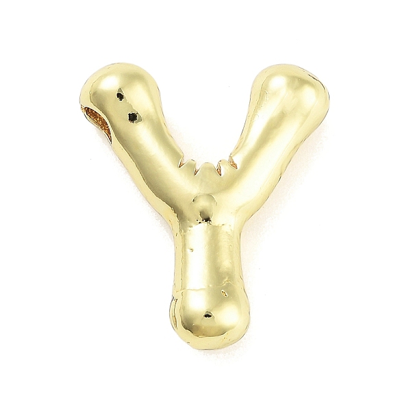 

PandaHall Rack Plating Brass Pendants, Long-Lasting Plated, Real 18K Gold Plated, Letter Y, 20.5x18x5.5mm, hole: 2.5mm Brass Letter Y