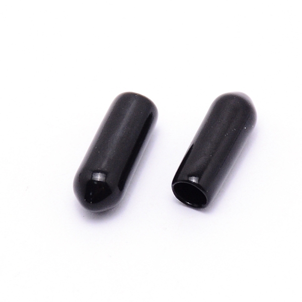 

PandaHall Rubber End Caps, Flexible Bolt Covers, Screw Caps, Thread Protectors, Column, Black, 16x5mm, Inner Diameter: 4mm Synthetic Rubber...