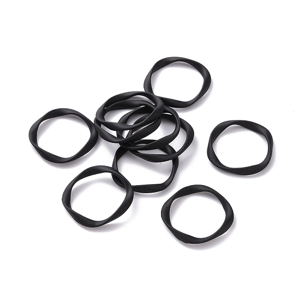 

PandaHall Alloy Pendants, Ring, Black, 23x23x3mm Alloy Ring Black